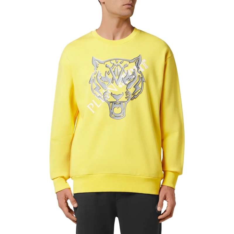 Plein Sport Top Sweatshirt Tiger gelb(Image 3)
