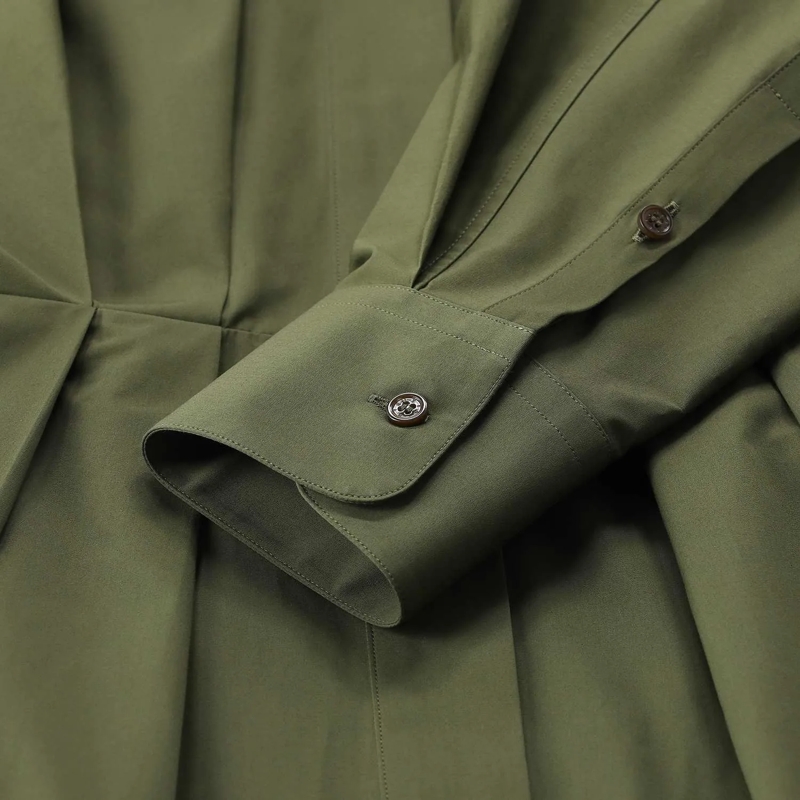 Givenchy Midikleid Tailliertes Blusenkleid grün(Image 5)