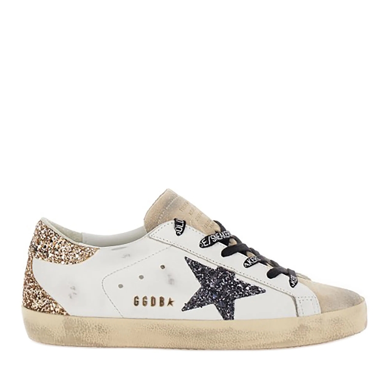 Golden Goose Low-Top-Sneaker super star white weiß