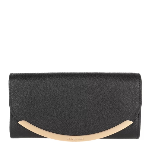See By Chloé Continental Wallet Leather Black Portafoglio continental