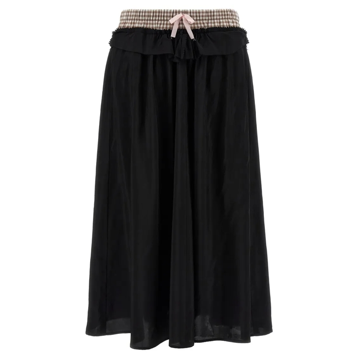Maison Margiela 'Anonimity Of The Lining' Skirt Black | Midi