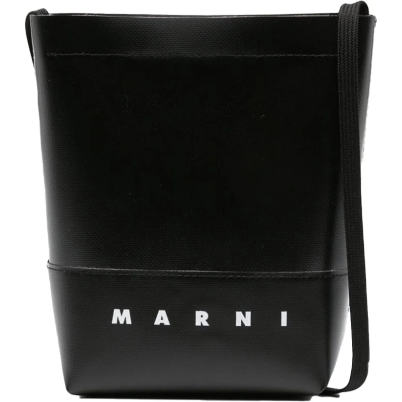 Marni Crossbody Bag Pelletteria Uomo Shoulder Bag - Synthetic - Black Black