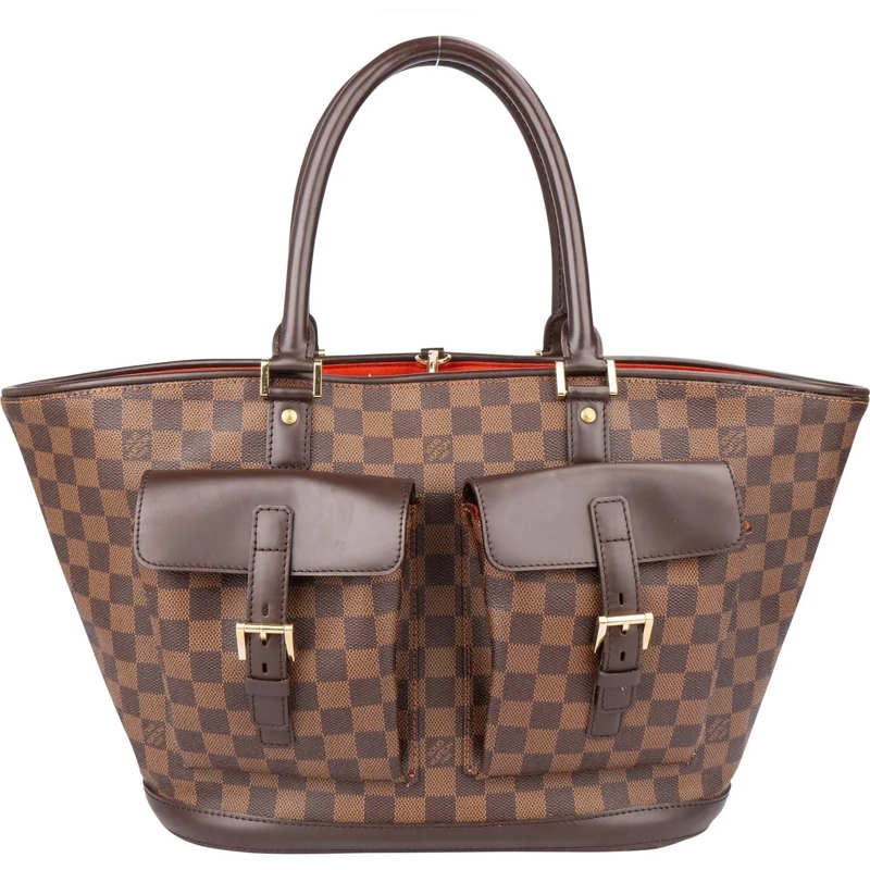 Louis Vuitton Schultertasche Louis Vuitton Damier Ebene Monogram Manosque GM Ha mehrfarbig