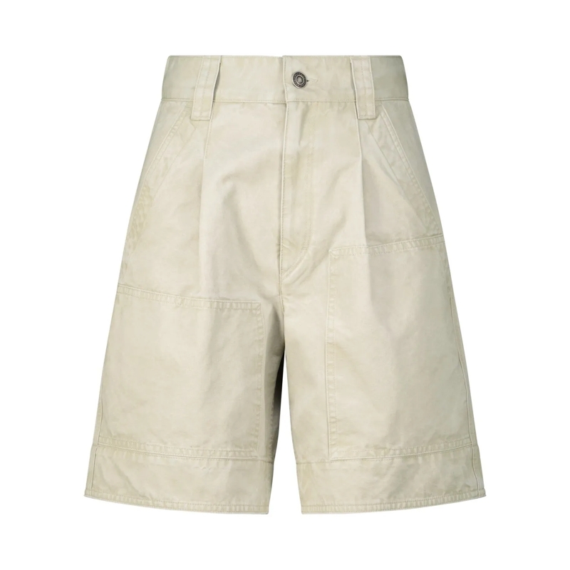 Isabel Marant Bermuda-Shorts Shorts Katja aus Baumwolle Beige