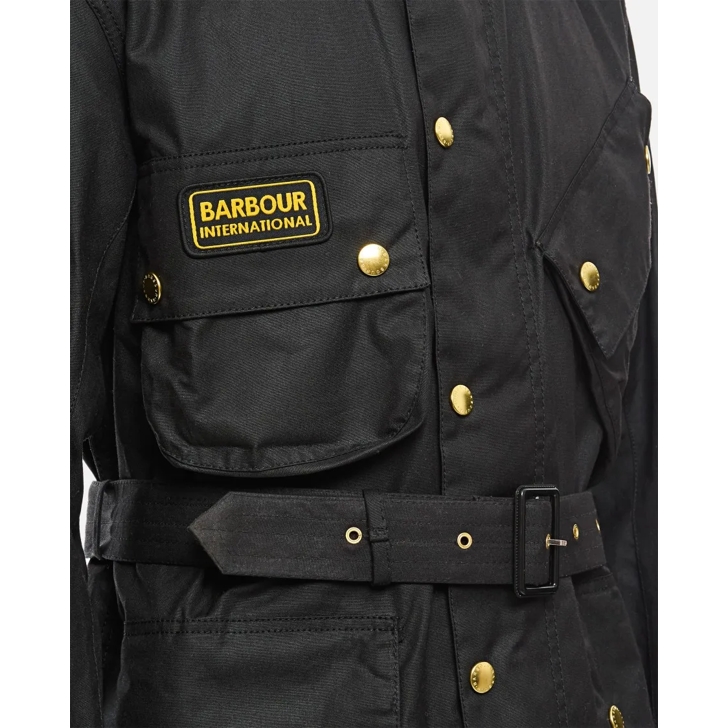 Barbour International Original Wax Jacket Black | Übergangsjacke