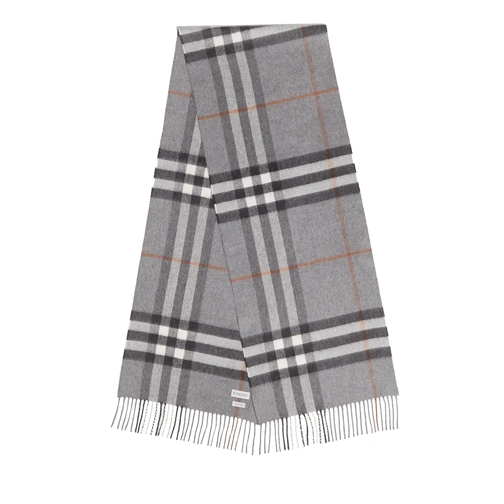 Burberry Giant Checked Scarf Grey Sciarpa in cashmere