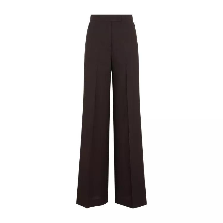 Akris - Brown Floretta Wide Leg Pants - Größe 38 - brown