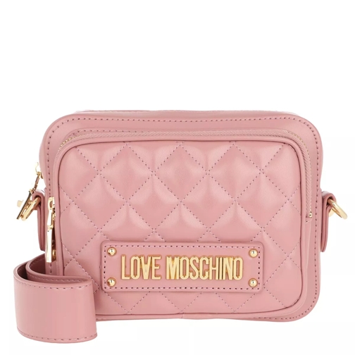 Love Moschino Quilted Nappa Belt Bag Rosa Crossbodytas