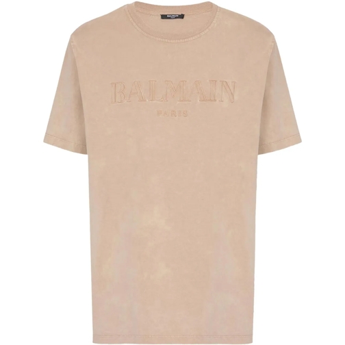 Balmain T-Shirts Cotton Logo T-shirt mehrfarbig