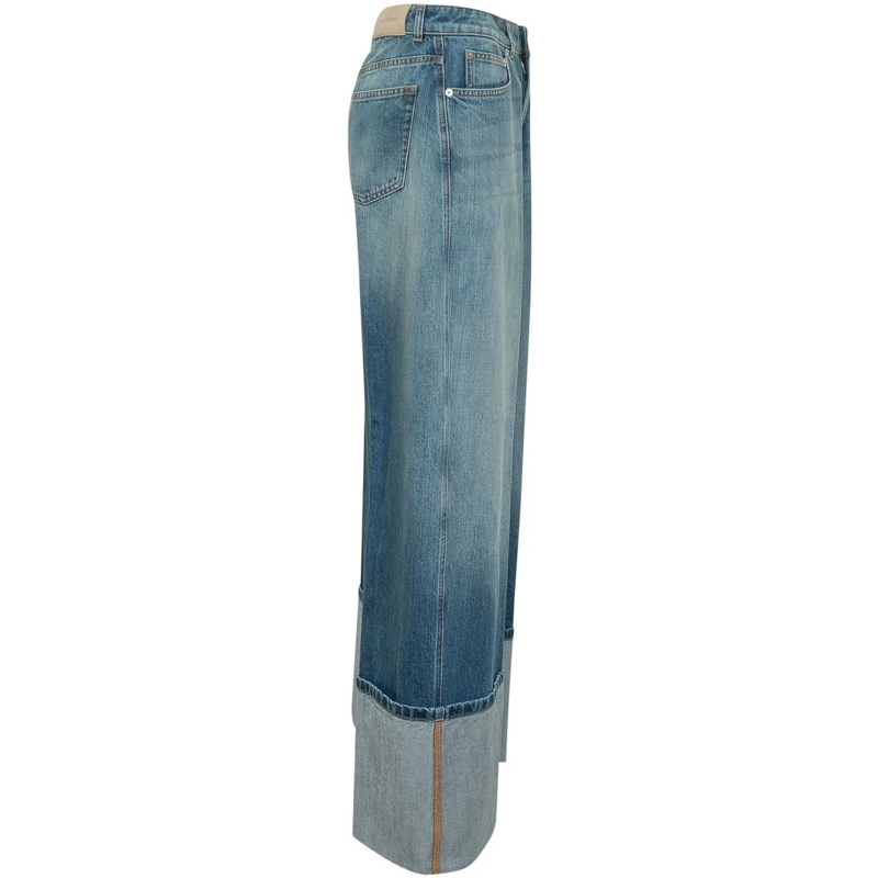 Givenchy Jeans Boyfriend Jeans con Risvolto al Fondo blau(Image 3)