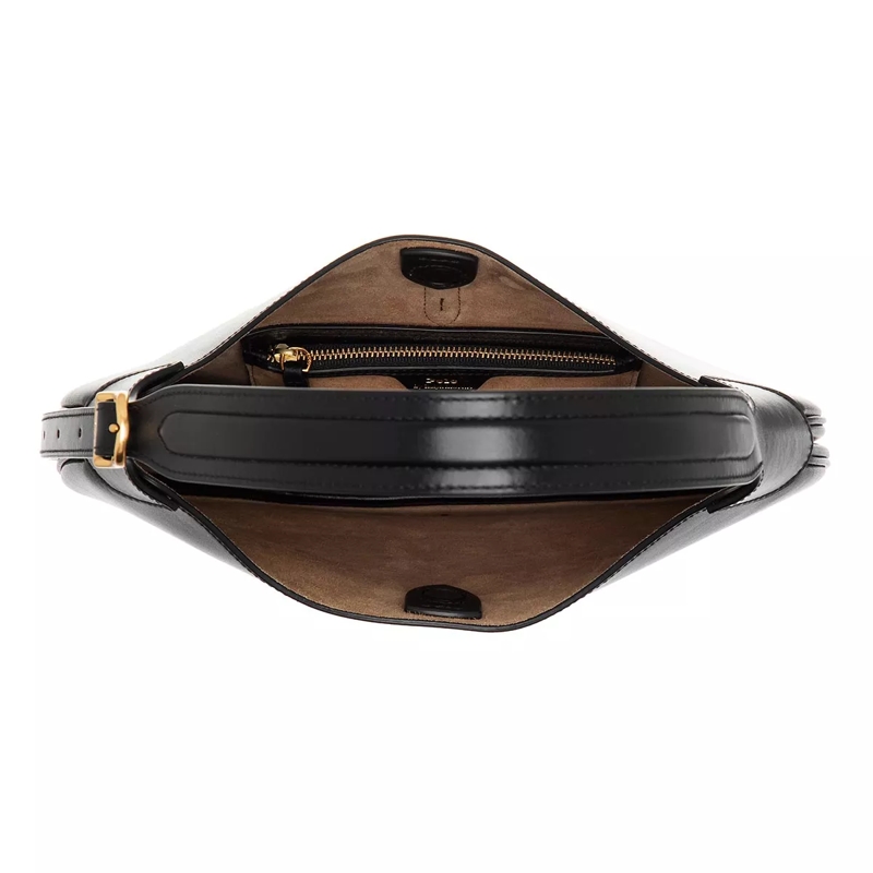 Polo Ralph Lauren Hobo Bag Md Shoulder Bag Medium Black(Image 5)