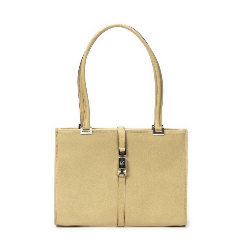 Gucci Crossbody Bag Square Jackie Tote beige