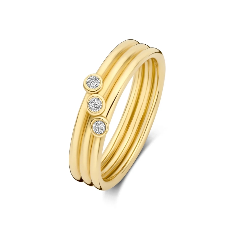 Isabel Bernard Bague diamant De la Paix Viviane 585 Gold Ring Gold