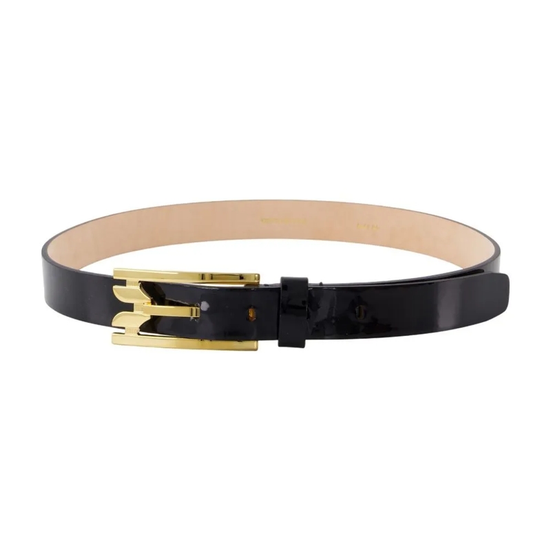 Victoria Beckham Gürtel Regular Pin Buckle Belt - Leather - Black Black