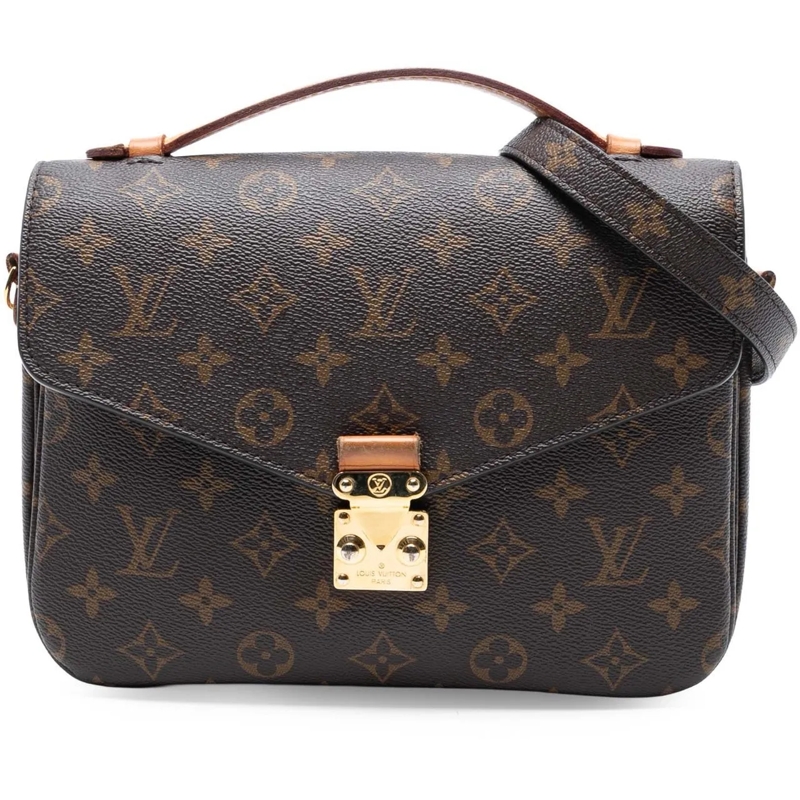 Louis Vuitton Schultertasche Monogram Pochette Metis braun