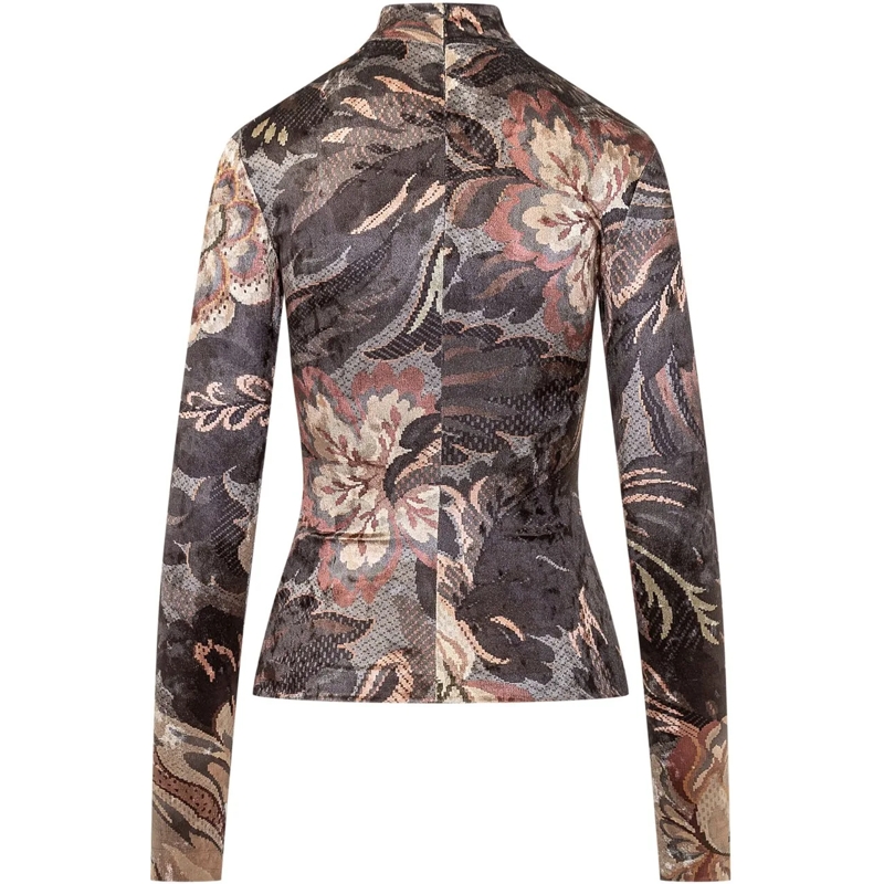 Etro Haut à manches longues Top Maniche Lunghe braun(Image 2)