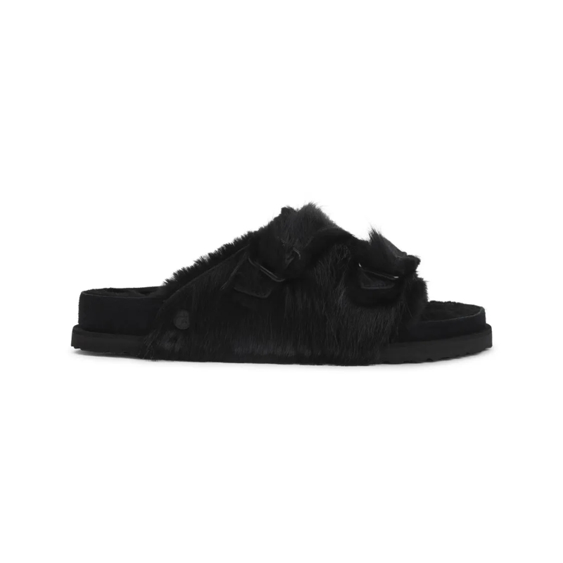 Birkenstock Loafer Soft Shearling Slippers Black