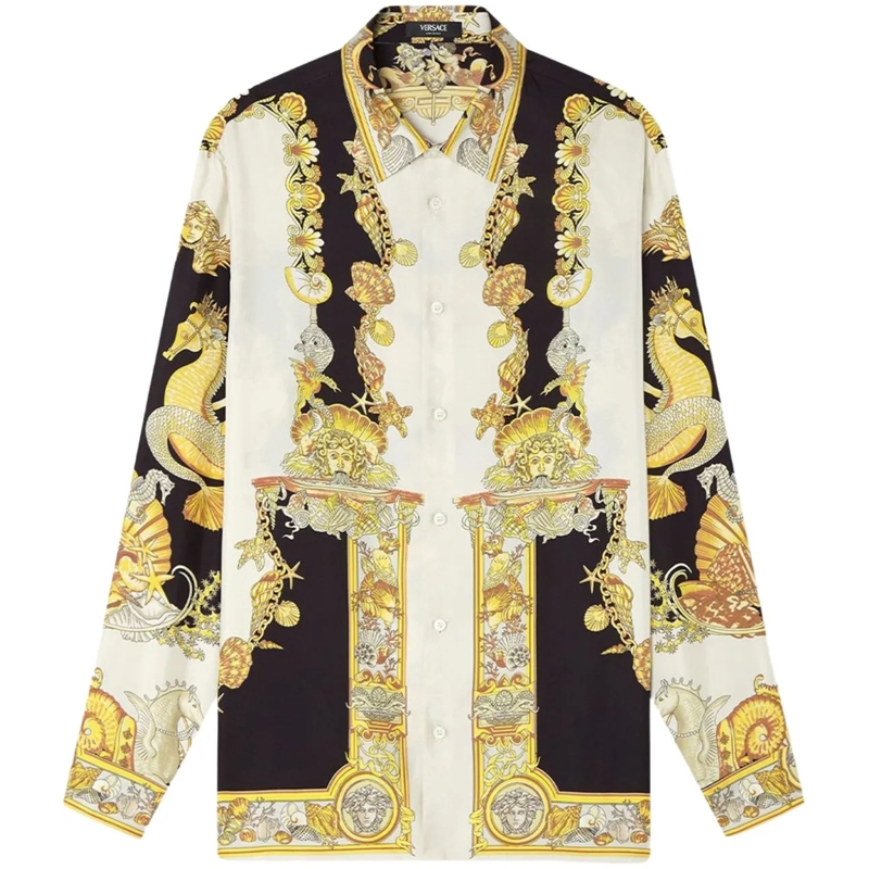 Versace Haut décontracté Shirts Multicolour mehrfarbig