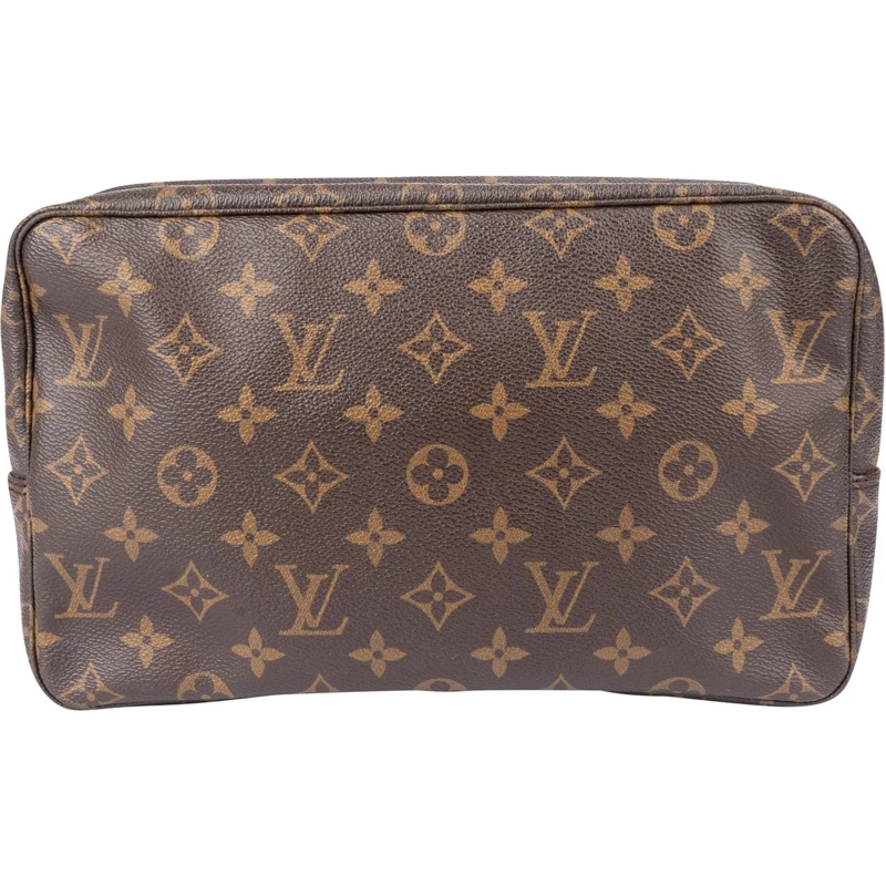 Louis Vuitton Schultertasche Louis Vuitton Canvas Monogram Trousse Toilette 28  braun