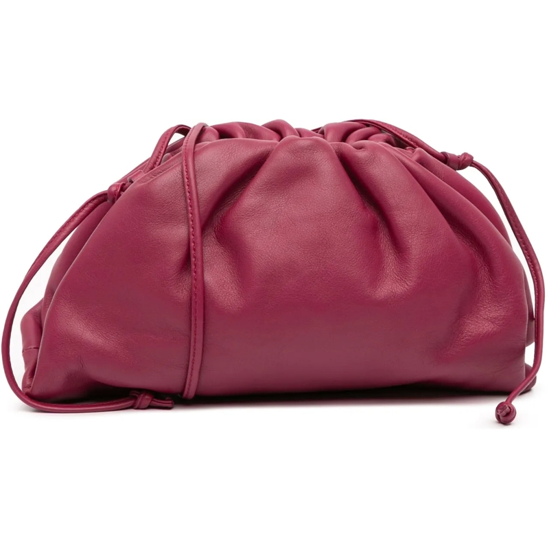 Bottega Veneta Sac à bandoulière Lambskin The Mini Pouch Crossbody lila