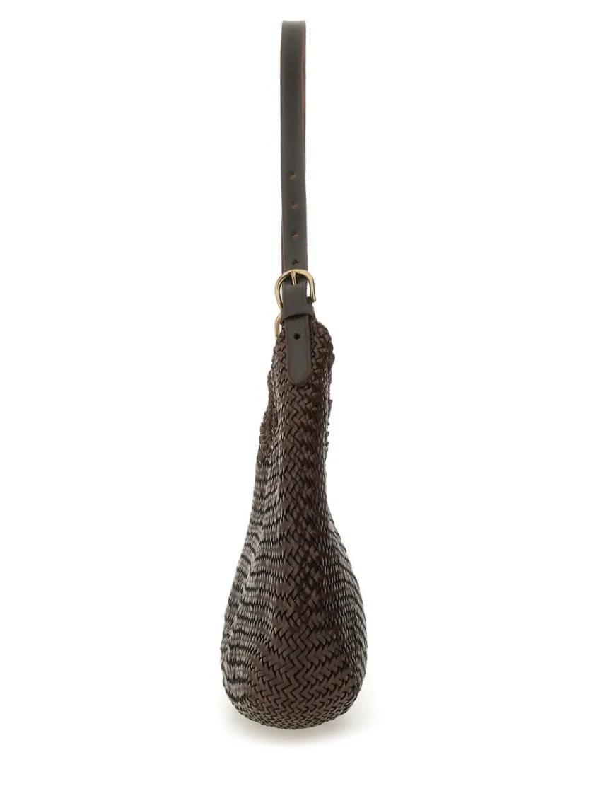 DRAGON DIFFUSION Hobo bags Half Moon Bag in bruin