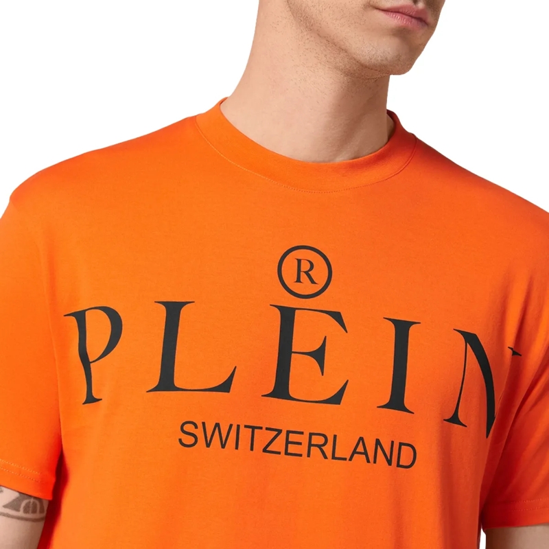 Philipp Plein T-Shirt T-Shirt Iconic Plein orange(Image 4)