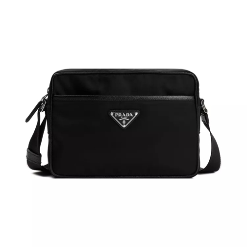 Prada Black Re-Nylon Shoulder Bag Black Schultertasche