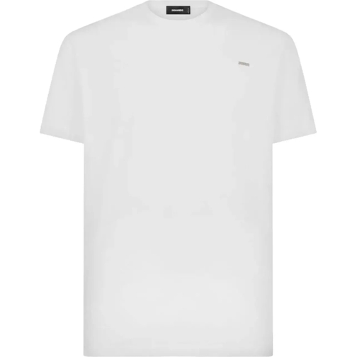 Dsquared2 T-Shirts Witte basic t-shirt weiß