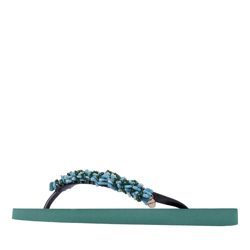 UZURII Flip Flops Zehentrenner Selena Diamond Silver natur(Image 2)