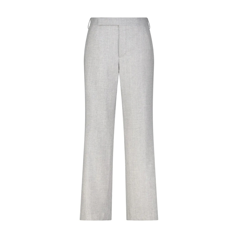 Lardini  Straight-Fit Hose aus Woll-Kaschmir-Mix Grau