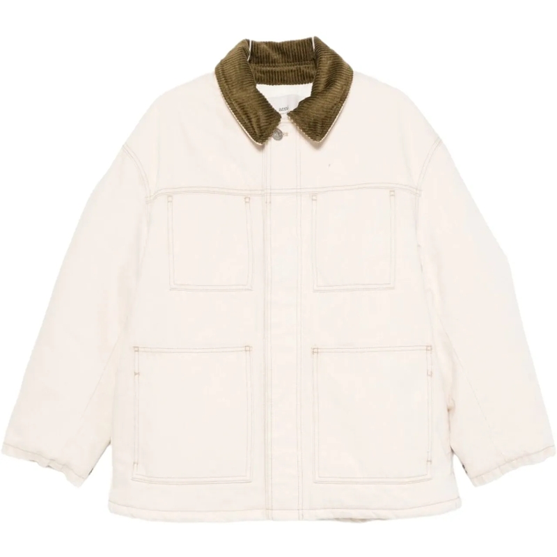 AMI Paris  'Worker' Jacket Neutrals