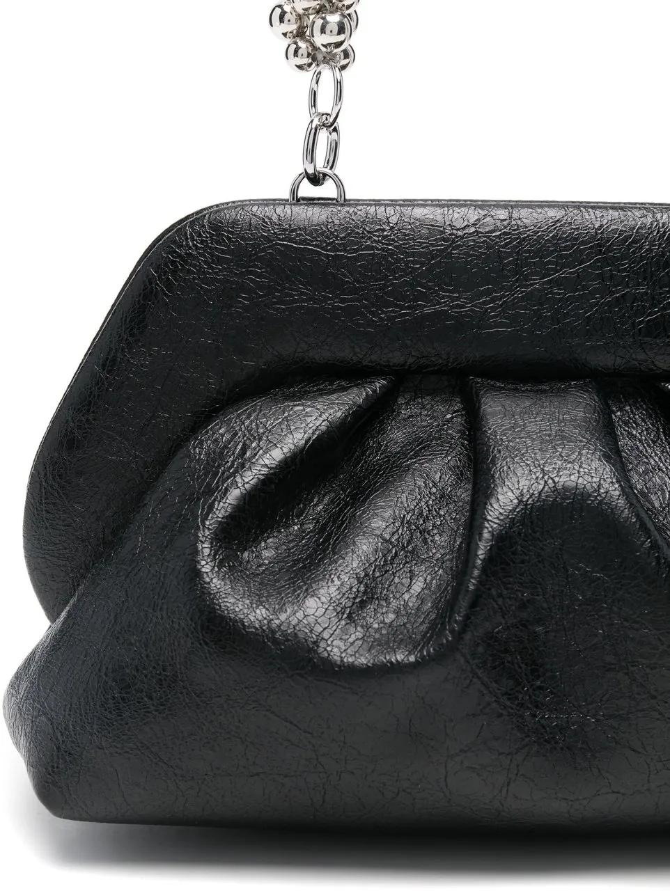 THEMOIRè Vegan Clutch Tas met Verborgen Magneetsluiting Black Dames