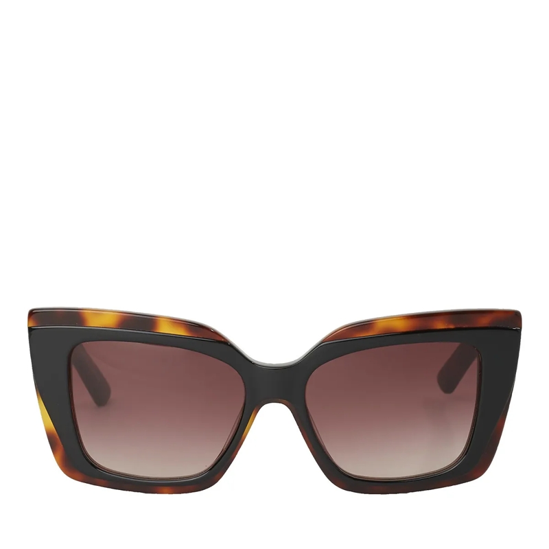 Karl Lagerfeld Sonnenbrille Sonnenbrillen mit Chunky-Logo Sonnenbrille schwarz