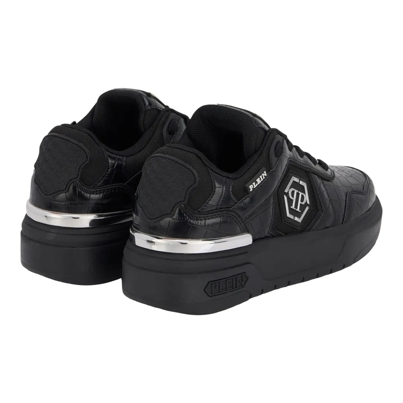 Philipp Plein Low-Top-Sneaker Low-Top Sneakers Sk8R Plein Cocco schwarz(Image 4)