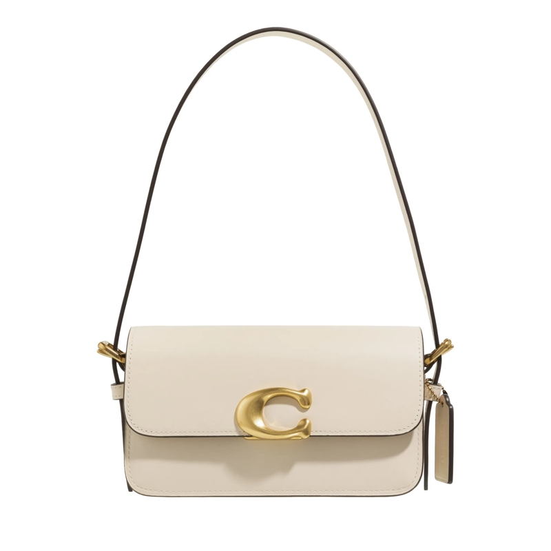 Coach Crossbody Bag Refined Calf Leather Zoe Shoulder Bag Chalk