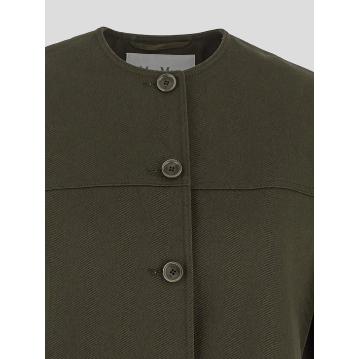 【関税込み】max mara 'Recital' midi jacket Max Mara 'Recital' Midi Jacket Green | Overgangsjas