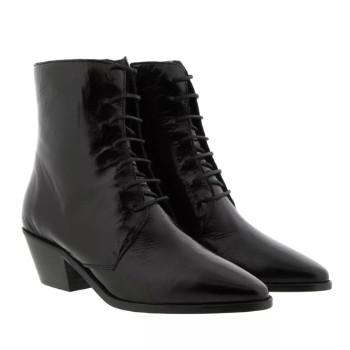 Zadig & Voltaire Tyler Laced Vintage Boot Leather Black Stivaletto alla caviglia