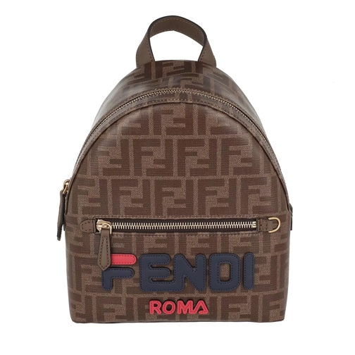 Fendi Fendimania Mini Backpack Brown Ryggsäck