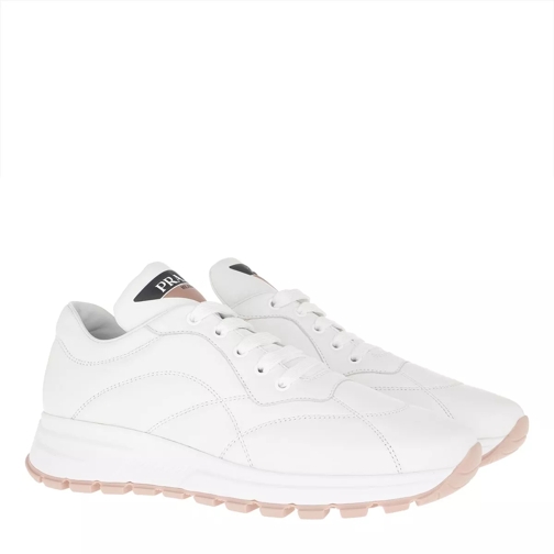 Prada PRAX-01 Sneakers Leather White Orchid Pink Low-Top Sneaker