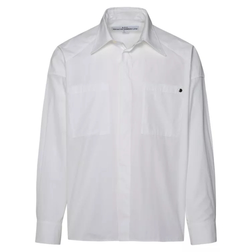 A.P.C. White Cotton Shirt White 