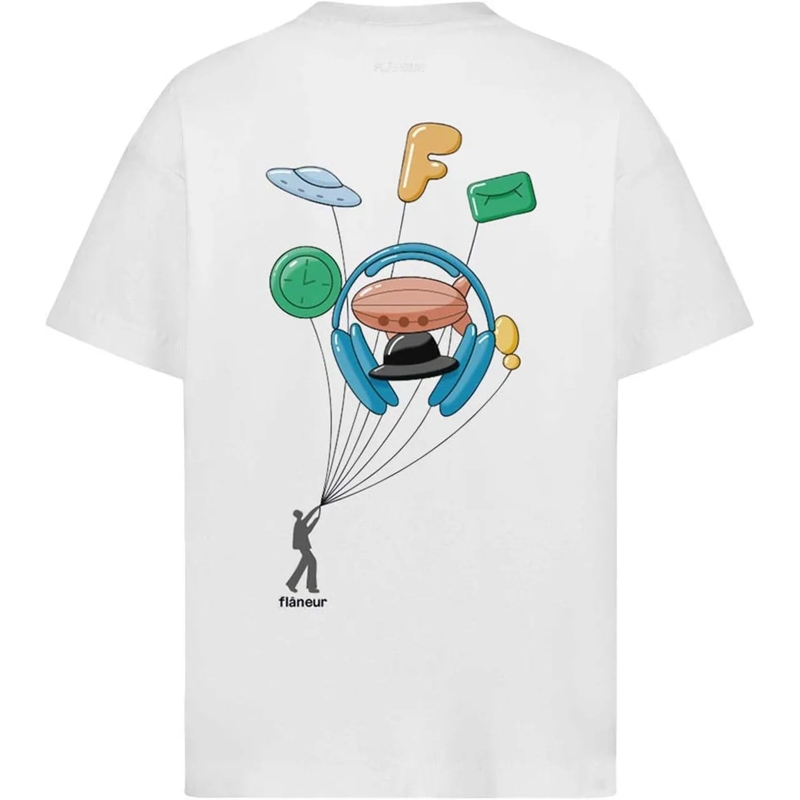 Flâneur T-shirt Inflatables T-Shirt | White weiß