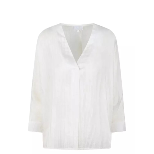 The Rose Ibiza Silk Blouse White 