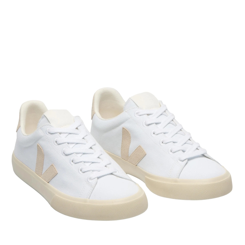 Veja Low-Top-Sneaker Campo Canvas White Sable(Image 2)
