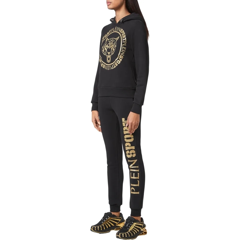 Plein Sport Top Hoodie Tiger schwarz(Image 4)