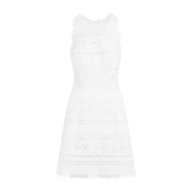 Ermanno Scervino - White Polyester Dress - Größe 42 - white