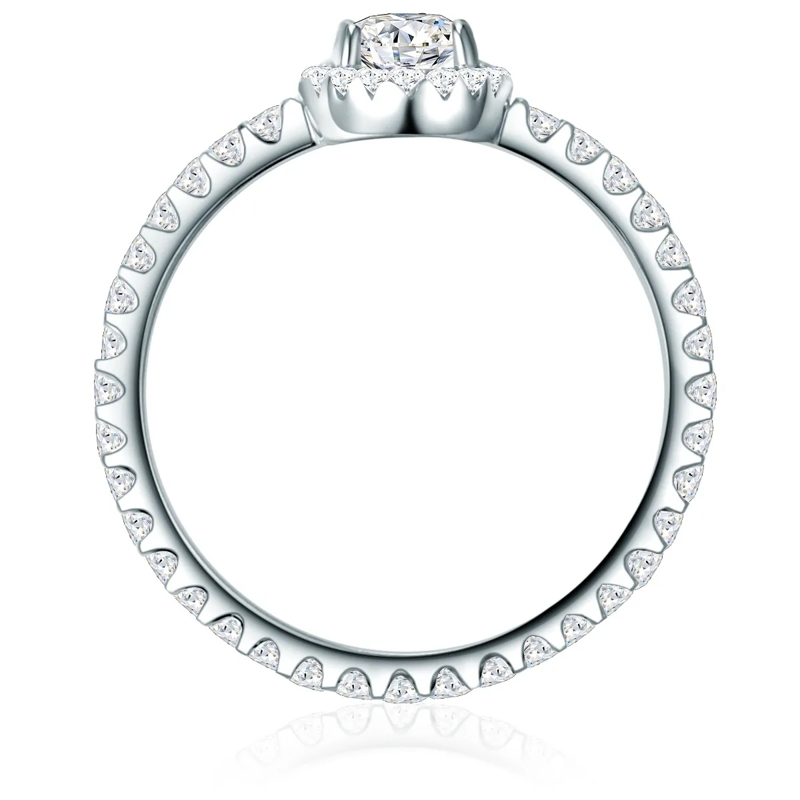 Trilani Ring Sterling Silber Ring Zirkonia silber(Image 3)