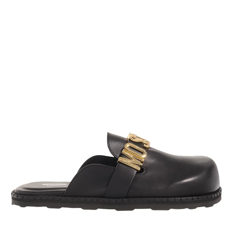 Moschino Mules Sporty Sandals Nero