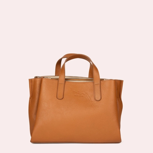 mine mina MADITA – unsere eckige Handtasche. Cognac Sporta