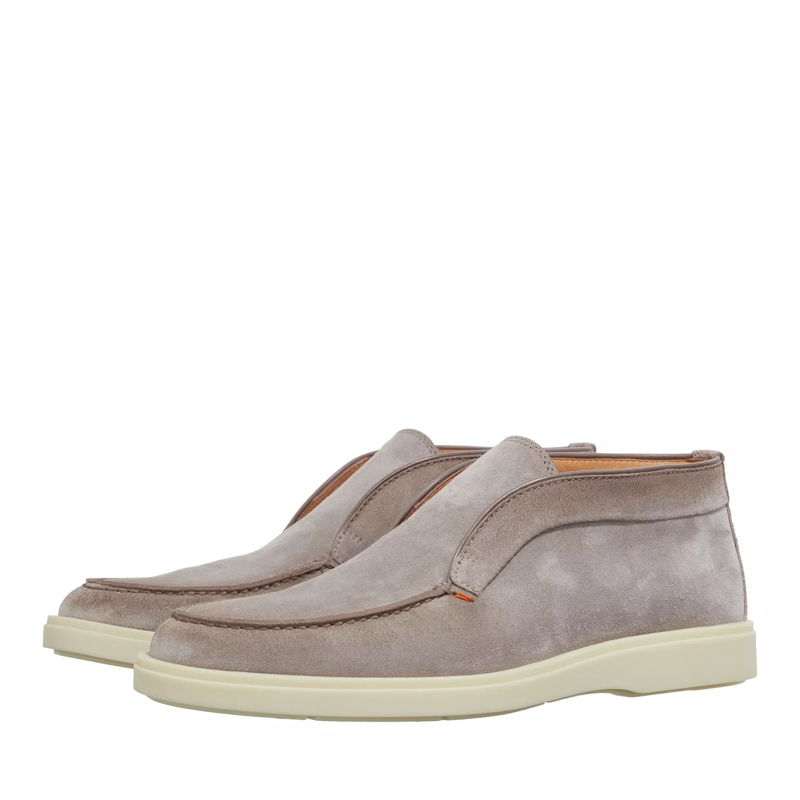 Santoni Schnürschuhe Detroit High braun