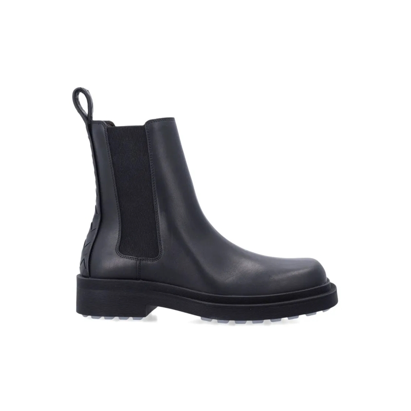 Bottega Veneta Laarzen Calfskin Ben Boot Black